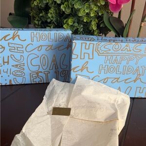 Coach Holiday Gift Box with Coach Tissue
